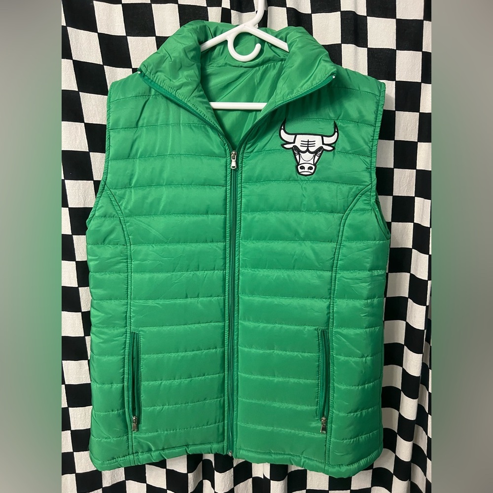 Chicago Bulls Green Vest